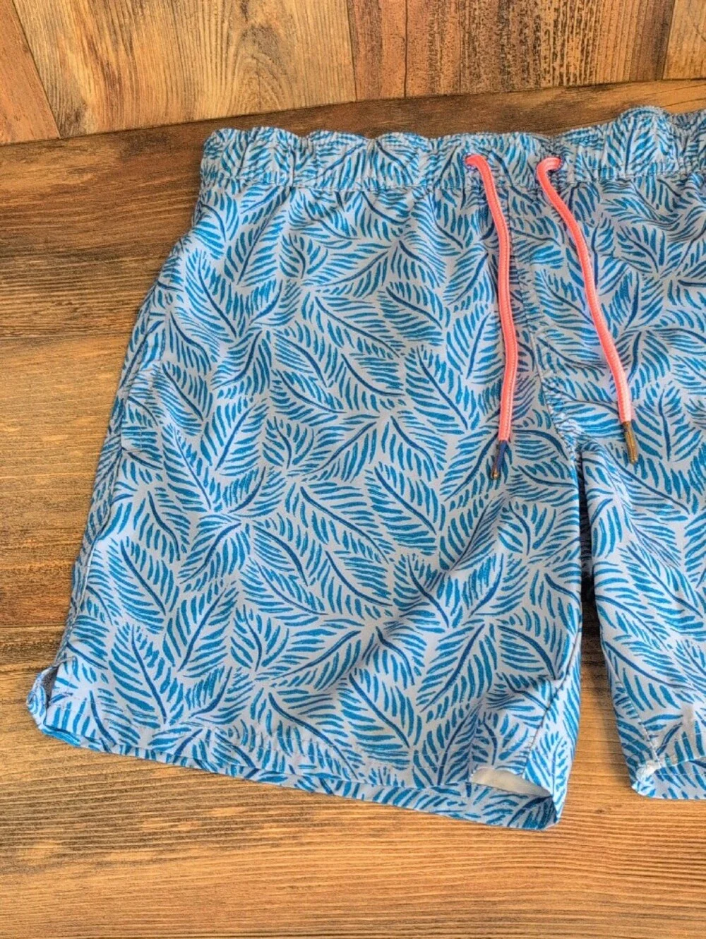 Vineyard Vines Chappy Palm Leaf Print Lined Swim Trunks XS Men's 879A